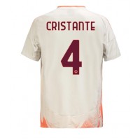 Echipament fotbal AS Roma Bryan Cristante #4 Tricou Deplasare 2024-25 maneca scurta